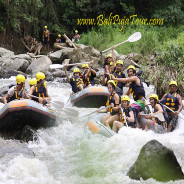 Bali tour packages with white water rafting bali ayung river