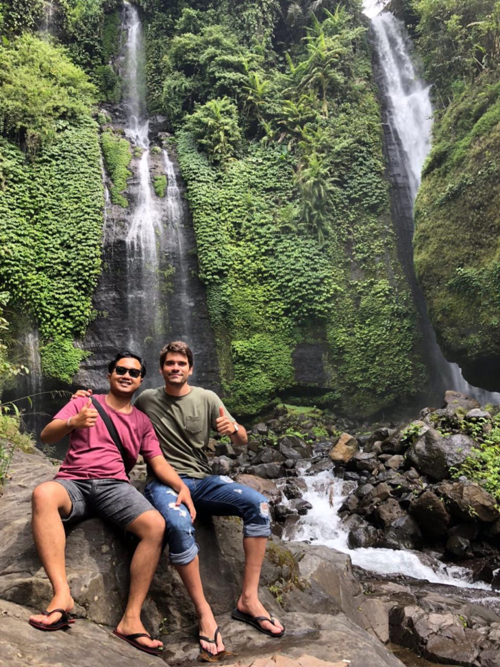 The best waterfall in Bali and twin waterfall bali
