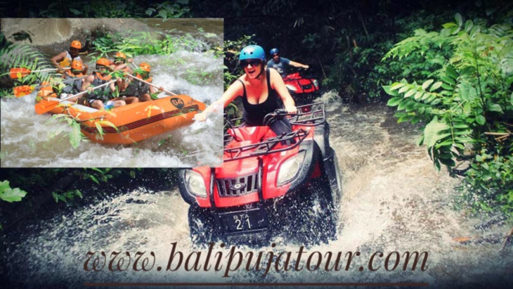 full day bali adventure tour with quad bike and rafting